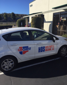 vehicle graphics in Escondido CA, vehicle graphics for auto parts stores in Escondido CA