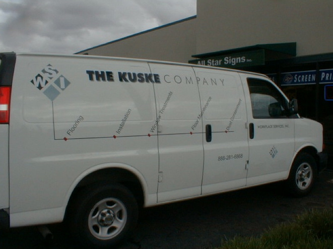 van lettering in Escondido CA, Chevy Express van lettering in Escondido CA