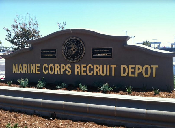 monument sign lettering in San Diego CA