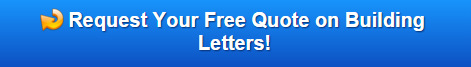 Free quote on building letters in San Diego CA