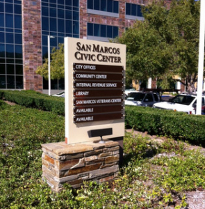 Directory Signs for City Governments in San Diego County CA