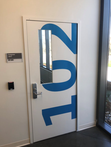 Vinyl Numbers for Doors in San Diego CA