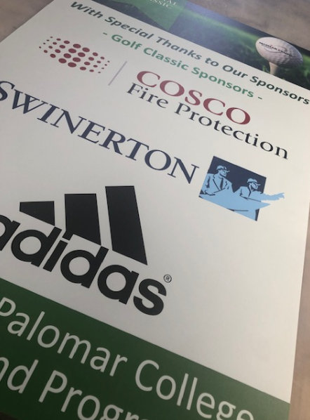 Flatbed printer creates golf sponsorship signs