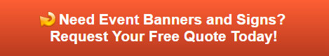Free quote on event banners in San Diego CA