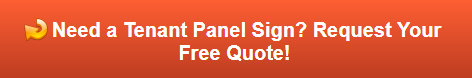 Free quote on tenant panel signs in Escondido CA