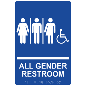 new rules for California restroom signage