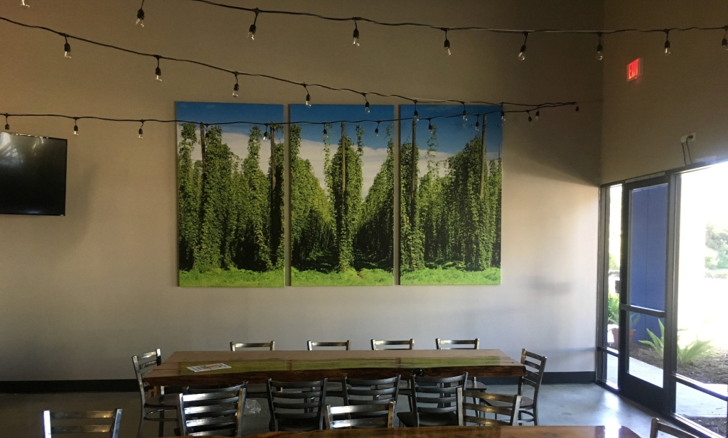 interior and exterior signs and graphics for craft breweries in San Diego County CA