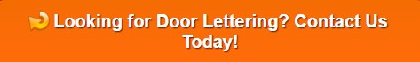 Door Lettering in San Marcos CA