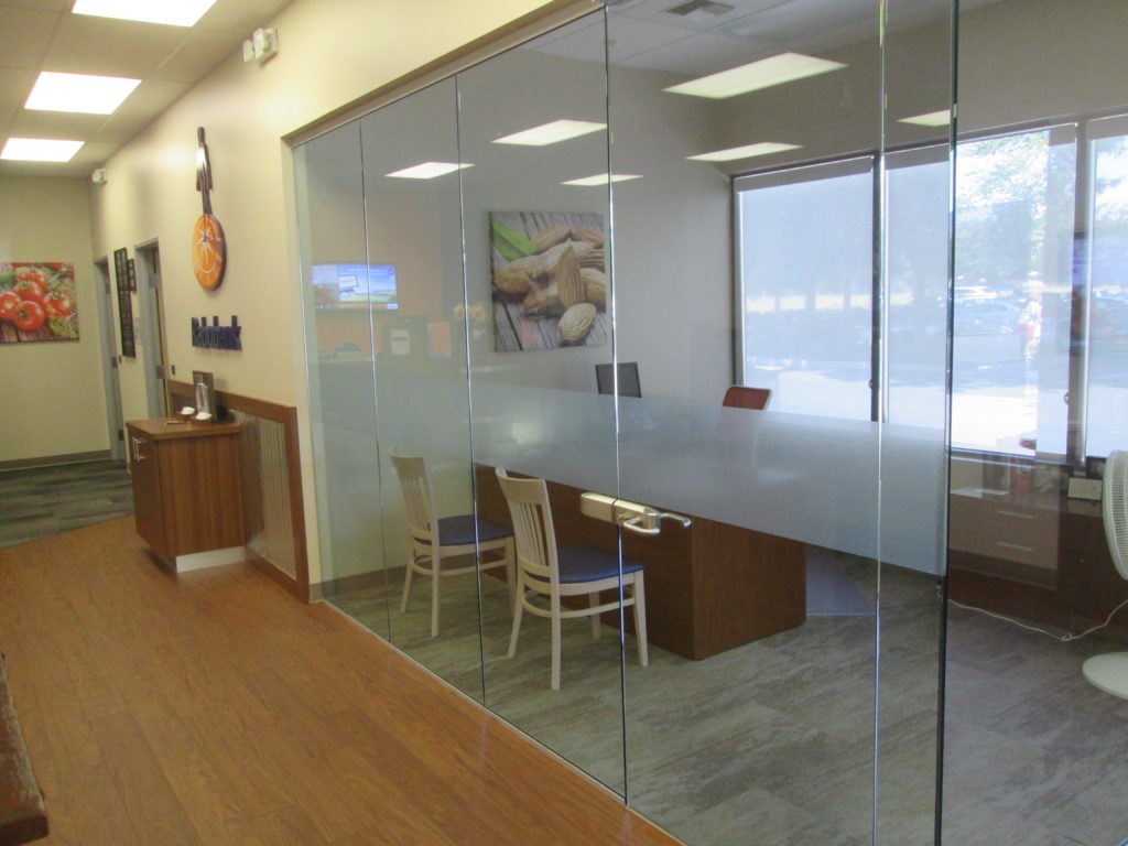 Frosted Vinyl Window Graphics in Carlsbad CA