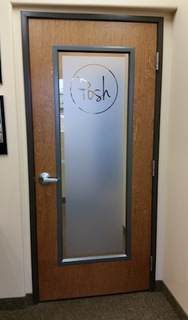 Frosted and Etched Vinyl Window Graphics for the Professional Office