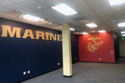 Marine Recruiting Center Wall Graphics in Escondido CA