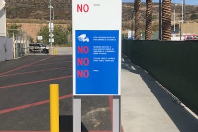 California Border Wayfinding Signs