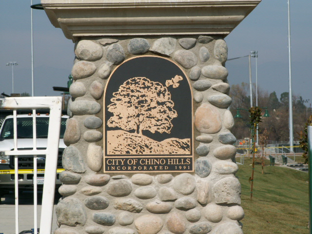 Monument Sign Metal Plaques in Escondido CA