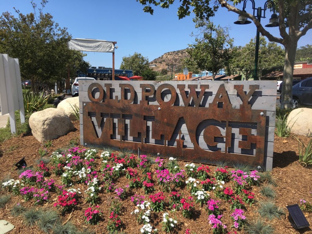Monument Sign for Shopping Centers in Poway CA