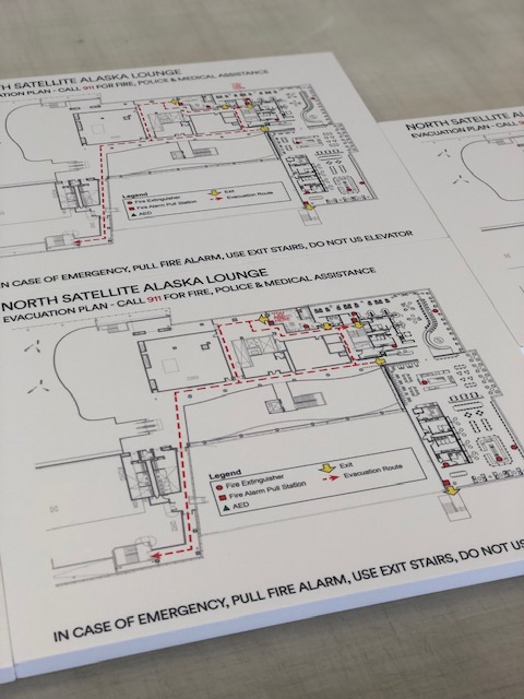 EVAC Maps made with Flatbed Printer in Escondido CA