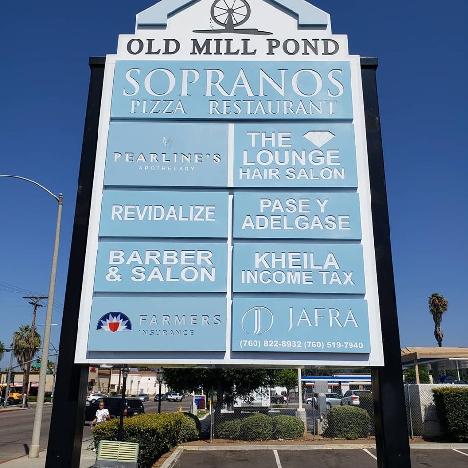 Tenant Panels for Pylon Signs in Escondido CA