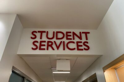 Half Inch Thick Flat Cut Aluminum Letters for schools in san diego ca