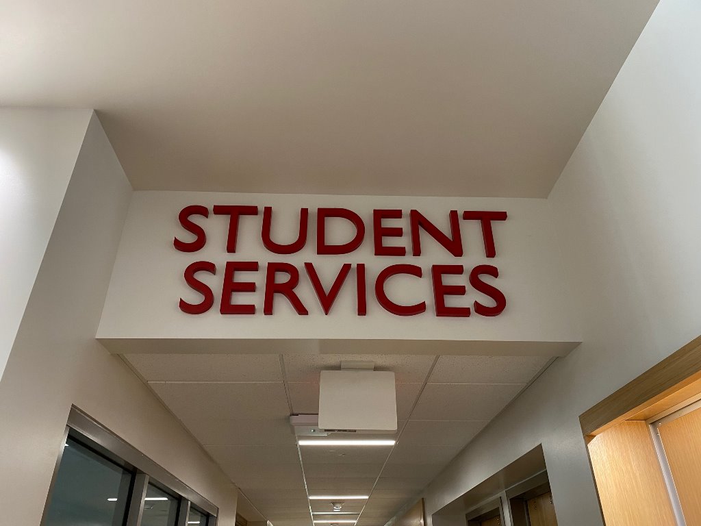 Half Inch Thick Flat Cut Aluminum Letters for schools in san diego ca