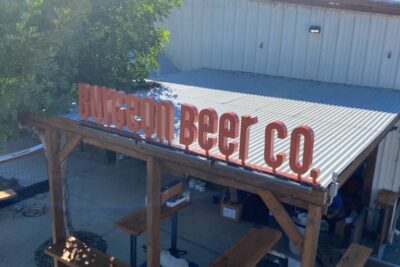 Bottom Rail Mount Fabricated Letters in Escondido CA