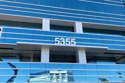 San Diego CA Fabricated Alluminum Metal Address Numbers