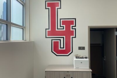 vinyl wall graphics and lettering for schools in La Jolla