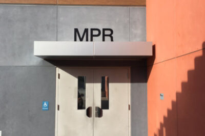 Bottom Rail Mount Cast Aluminum Letters for Schools in San Diego CA