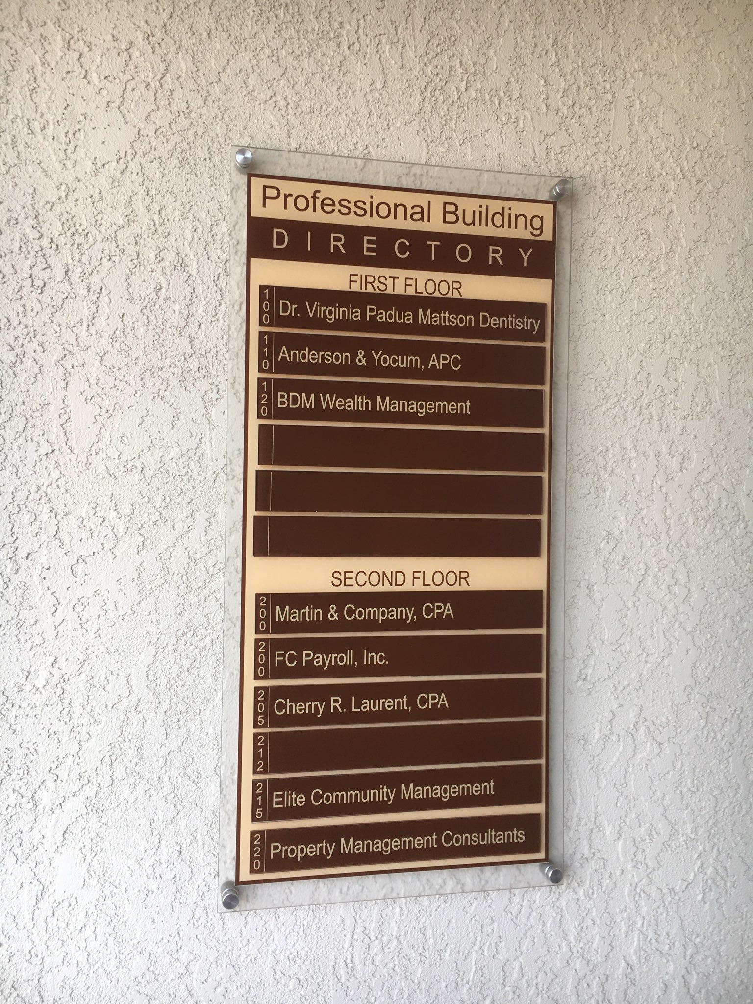 Wayfinding and Directory Signs in Carlsbad CA
