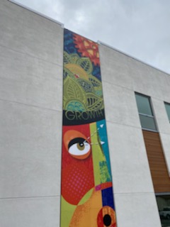 Aluminum Powder-Coated Graphics for Buildings in San Diego CA