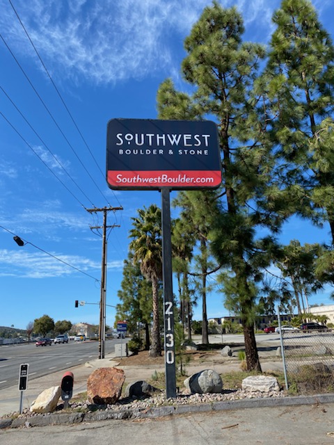 New sign face to a pylon sign in Escondido CA