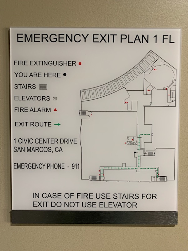 EVAC Maps in San Diego County CA