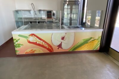 Vinyl wraps for food kiosks