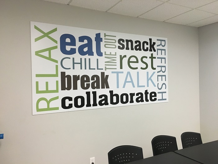 Break Room Wall Graphics in San Diego CA