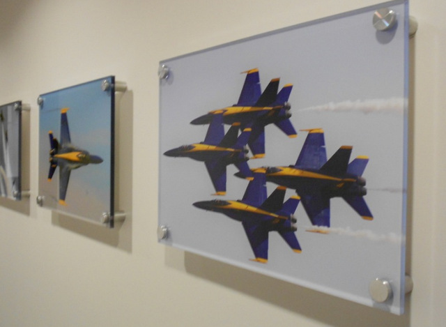 Vinyl Office Prints Mounted with Standoffs in San Diego CA