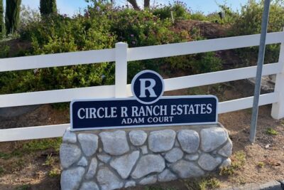 HOA Sandblasted Signs for Monuments in Escondido CA