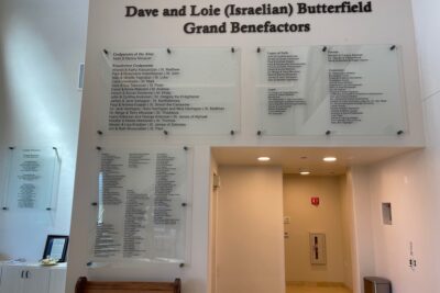 donor recognition wall ideas