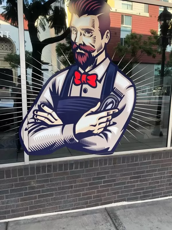 Colorful Window Graphics in SoCal