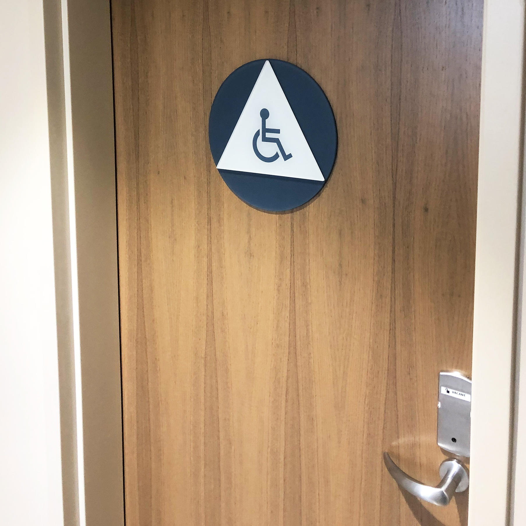 unlocking accessibility with ada handicap restroom sign