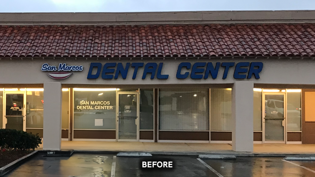 Dental Office before signage image 