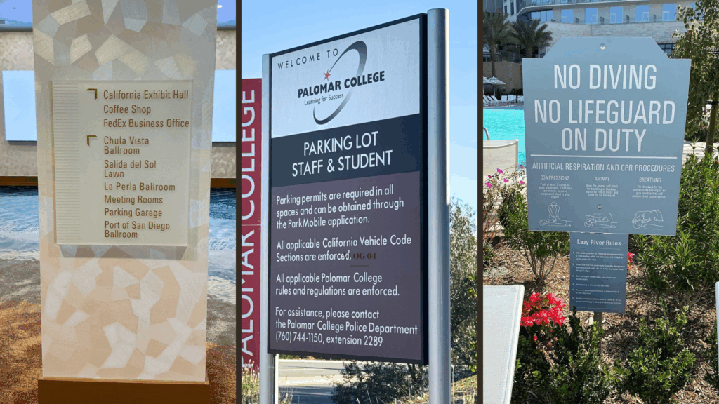 Flatbed printing custom signage on acrylic and wood at All Star Signs in San Diego