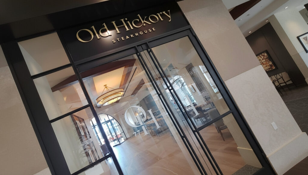 Acrylic dimensional letter lobby sign for a San Diego corporate office.